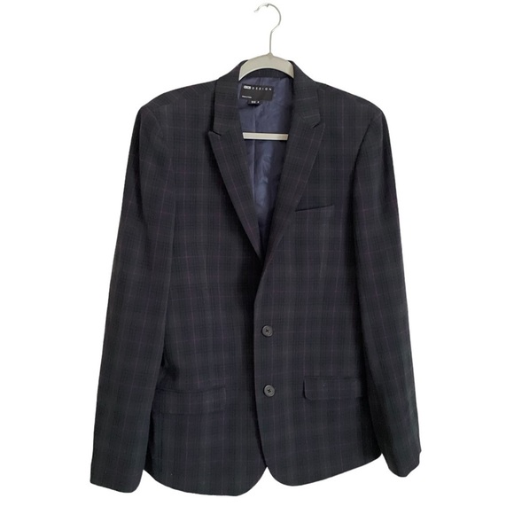ASOS DESIGN Skinny Suit Jacket 38 Reg Blackwatch Plaid - Picture 1 of 13